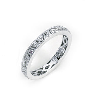 Stunning Platinum Band by Simon G