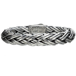 Equestrian Scott Kay Mens Sterling Silver Bracelet