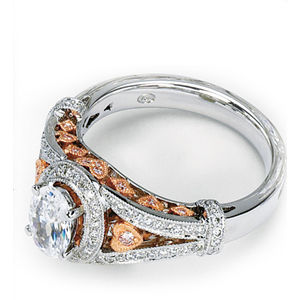 Simon G Diamond Engagement Ring