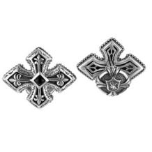 Sparta Engraved Onyx Cufflinks by Scott Kay