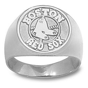 Sterling Silver Boston Red Sox Gents Ring