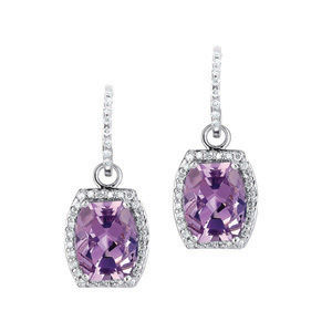 Amethyst Convertable Earrings