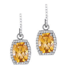 Citrine Convertable Earrings