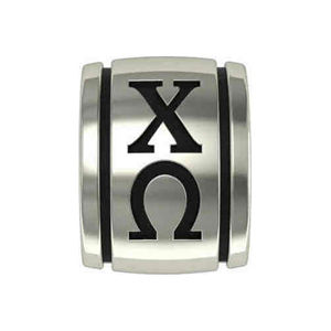 Chi Omega Licensed Individual Bead for Bead Bracelet