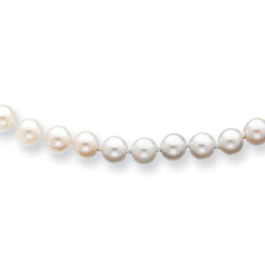 5-5.5mm White Akoya Saltwater Cultured Pearl Necklace