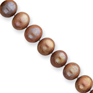8-9mm Champagne Freshwater Cultured Pearl Necklace