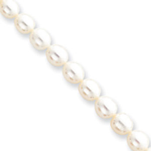 5-7mm Rice Cultured Pearl Necklace