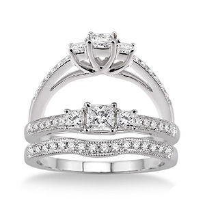 Complete 1/2 Carat Diamond Wedding Set