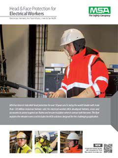 MSA Head & Face Protection for Electrical Workers