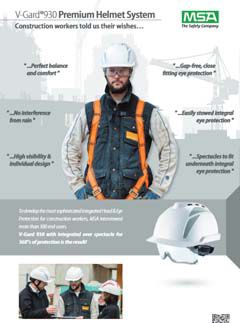 V-Gard 930 Premium Helmet System - Construction