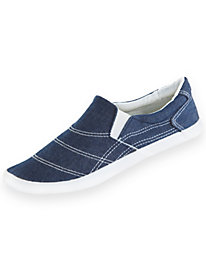 ComfortEase Canvas Slip-On Sneakers