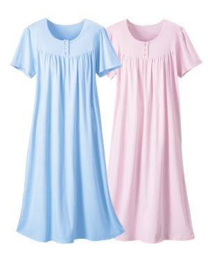 Solid Knit Gown