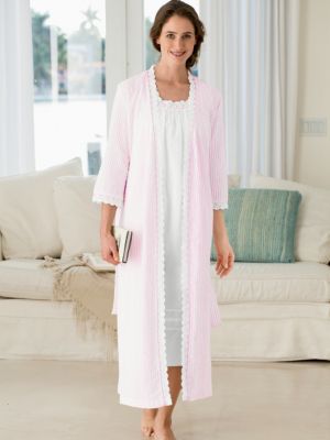 Seersucker Robe
