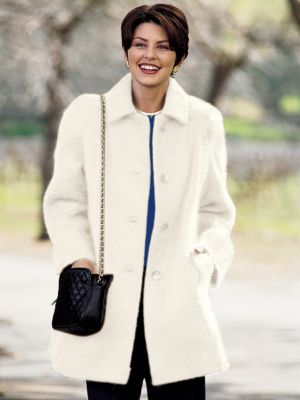 Three-Quarter Mohair Coat
