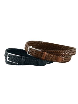 Braided Leather Belt