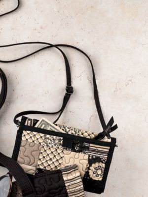 Paris Print Quilted Wallet