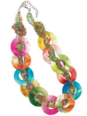 &lsquo;Summer Rings&rsquo;Necklace