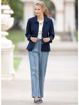 Travel Crinkle Solid Pants