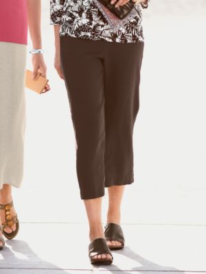 Casual Linen Capris