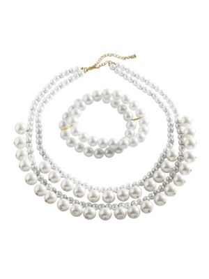 Pearl Cluster Stretch Bracelet