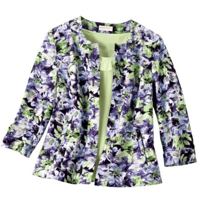 Watercolor Print Jacket | Yakinder