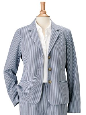 Seersucker Blazer