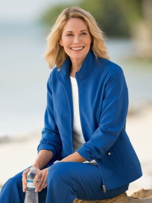 &lsquo;Freeport&rsquo; Zip-Front Jacket