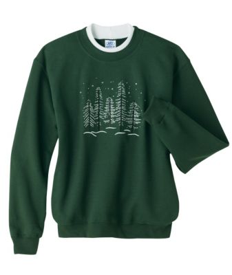 Embroidered Mockneck Sweatshirts