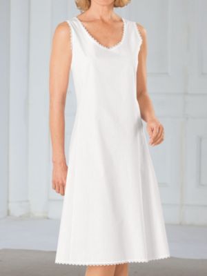 Classic Full Slip With Edging Detail