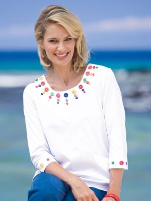 Cute-As-A-Button Tee