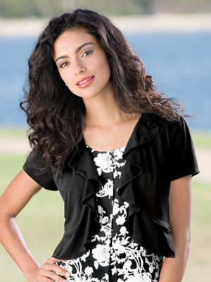 Ruffled Shrug