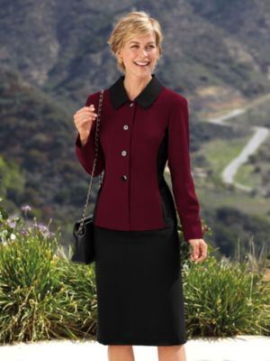 Slimming Colorblock Suit