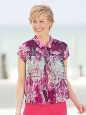 Simply Stunning Double-Front Blouse