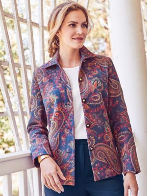 Paisley Tapestry Womens Jacket
