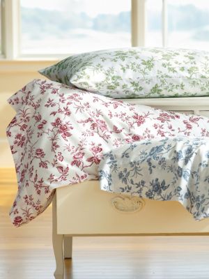 Floral Toile Sheet Set