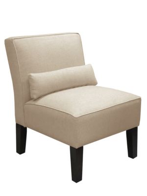 Sophie Armless Chair-Microsuede