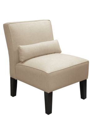 Sophie Armless Chair-Twill