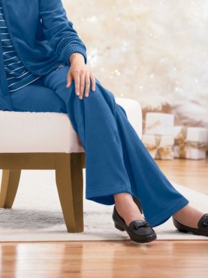 Velour Pull-On Pants