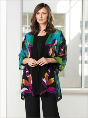 Hand-painted Silk Kimono