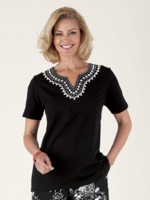 French Rivera Top by Alfred Dunner®