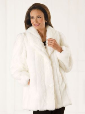Faux Mink Pants Coat by Mark Reed®