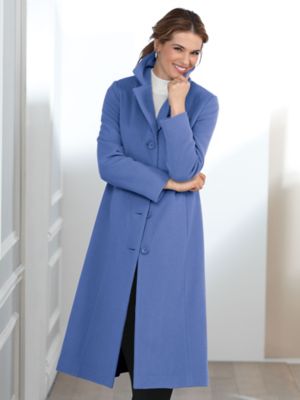 Our exclusive Wool-blend coat by Mark Reed®