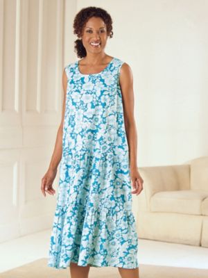 La Cera Floral-Print Sundress