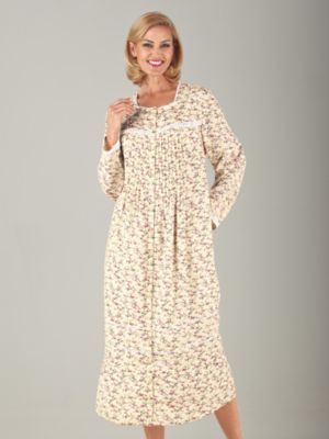 Pintucked Lightweight Cotton Robe