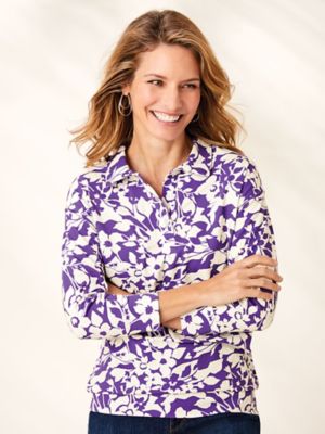 Vicki Wayne® Knit Polo Top