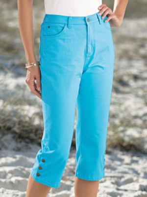 Vicki Blue� Denim Capris