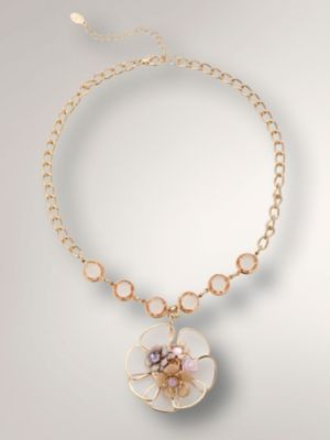 Beaded Flower Necklace