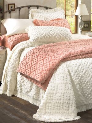 Savannah Chenille Bedspread & Shams