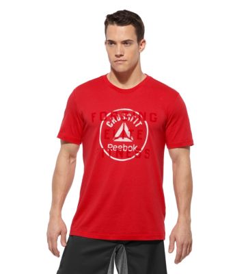 CrossFit Forging Fitness Stamp Tee (excellent red)
