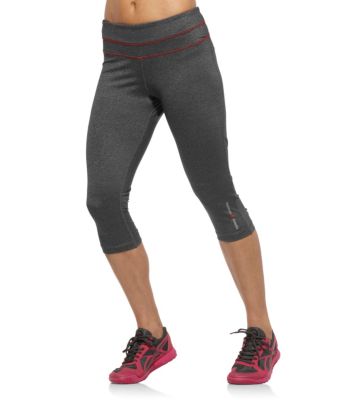 CrossFit Chase Capri (dark grey heather/excellent red)